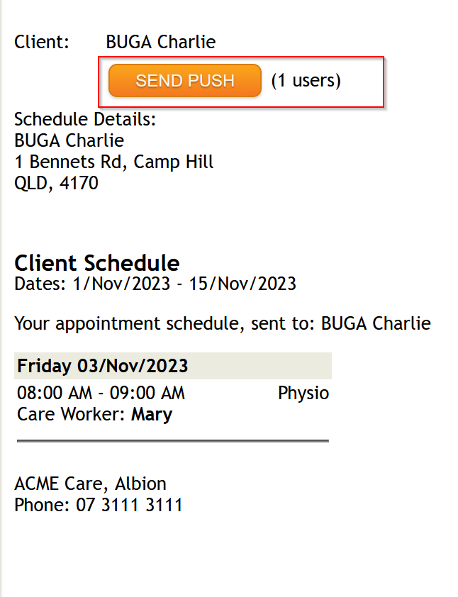 Your Care Portal - Notifications – TurnPoint Knowledge Base